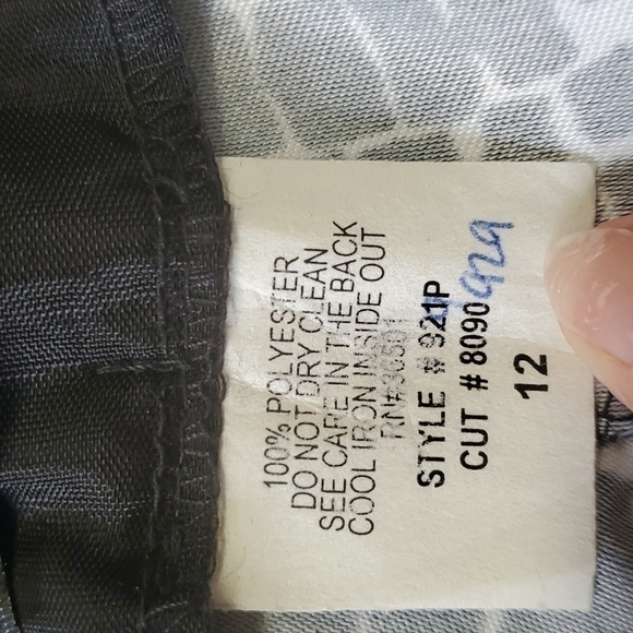 MESMERIZE WOMEN'S‎ BLING SLACKS. BLACK/WHITE WITH SEQUINS. SIZE 12. - Picture 6 of 8